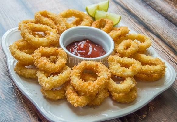 (l)fried Calamari Basket(10pcs)